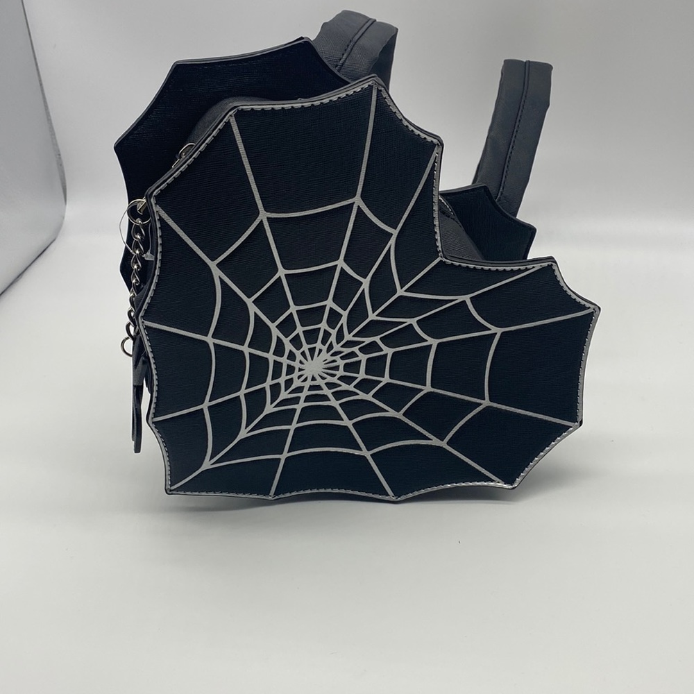 Halloween heart spider Webb crossbody bag